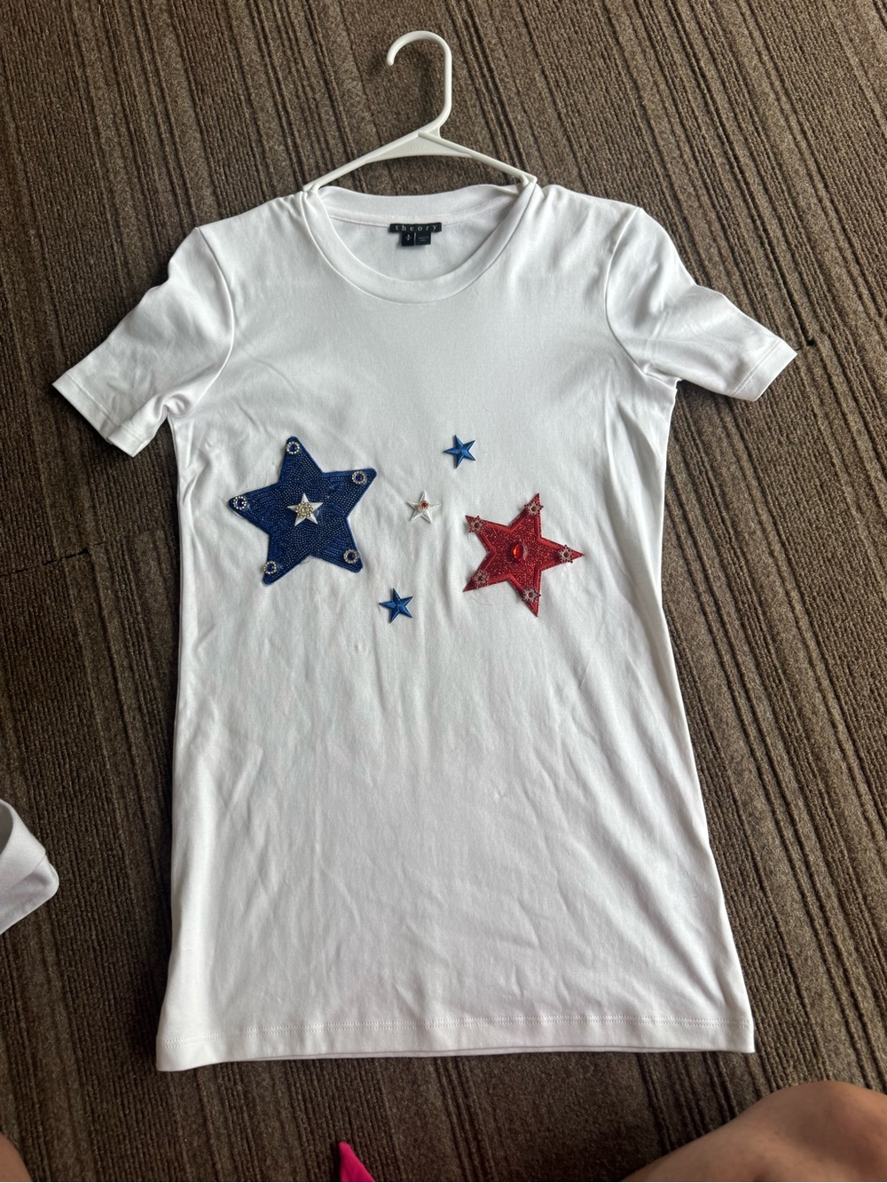 Theory Classic Crewneck Tee in White